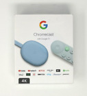 Google Chromecast with Google TV 4K, Streaming in 4K HDR - Sky Blue, Sealed! 🔥