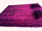 Wine Purple Velvet Quilt King, Velvet Quilted Throw, Velvet Quilt Bed  King Size