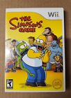 The Simpsons Game (Nintendo Wii, 2007) Complete with Case and Manual CIB