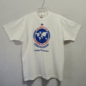 Vintage 1990 Goodwill Games Seattle Single Stitch T-Shirt Men's Size XL