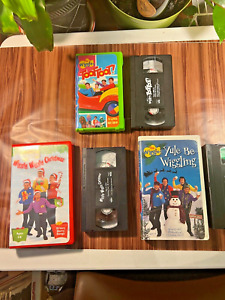The Wiggles VHS Lot Wiggly Wiggly Christmas Yule Be Wiggling Toot Toot! Lyrick