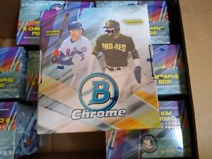 2019 Bowman Chrome Baseball FACTORY SEALED HOBBY BOX MLB Trading Cards