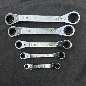 Craftsman 5pc Metric Offset Ratcheting Wrench Set 7mm - 21mm Made in USA