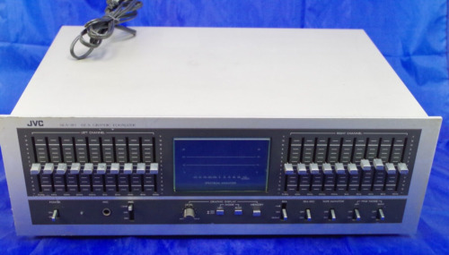 JVC SEA-80 10 Band Graphic Equalizer w/ Spectrum Analyzer - TESTED GOOD