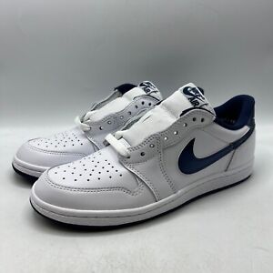 Nike Air Jordan 1 Retro Low 85 White Metallic Blue Men's Sizes FB9933-141 NEW