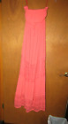 Torrid Women's Size 00 (M/L 10) Long Summer Beach Dress Sleeveless Salmon Color