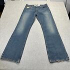 Vintage Levis 527 Jeans Mens 34x32 Blue Low Rise Boot Fit Distressed