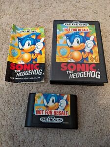 Sonic The Hedgehog Genesis Complete CIB Tested