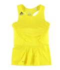 Adidas Mens Performance Compression Tank Top, Yellow, Large