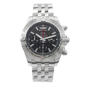 Breitling Chronomat Blackbird Steel Black Dial Automatic Watch A4436010/BB71SS