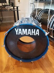 Yamaha 8000 Tour Custom Bass Drum Cobalt Blue 22x16