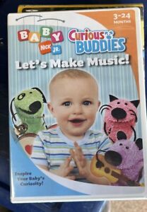 New Sealed Baby Nick JR Curious Buddies Let's Make Music (DVD) Factory Sealed.