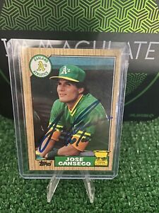 1987 Topps - #620 Jose Canseco Rookie Auto MINT 🔥