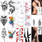 10 Sheets Flowers Dragons Waterproof Body Temporary Tattoos Sticker Removable