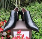 Women's Block Mid Heel Pointy Toe OL Office British Shoes Plus Size 47 48 49 50