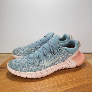 Nike Free Run 5.0 Ocean Cube Shoes Women's Size 9 Blue Pink Athletic