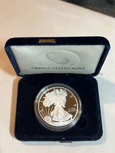 2021 w proof silver American eagle- type 1 Coin And Case Only