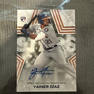 2023 Topps Series 2 - Yanier Diaz RC Baseball Stars Auto - Astros