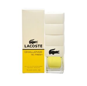 Challenge Refresh by Lacoste 2.5 oz / 75 ml Eau de Toilette Men Cologne Spray