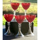 5 Veranda Ruby Red Cordial Glasses 4