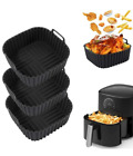 Air Fryer Silicone Pot Liner, Silicone Air Fryer Non-Stick Safe Oven Baking Tray