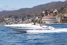 42' Baja 420 Speedboat with 2019 Loadmaster Custom Gooseneck - Mint, Low Hours