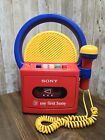 Vtg My First SONY TCM-4300 Cassette Player Recorder w/Mic. Working. New Belts!
