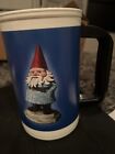 Rare! Travelocity Roaming Gnome Oversized Plastic Mug Cup By Whirley Drink Works