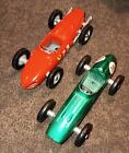 2 Vintage LESNEY TOY CARS, Aston Martin DBR 5 & F 1 Ferrari  no. 73