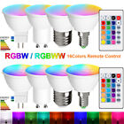 RGB Warm White Cold White E14 E26/E27 GU10 MR16 LED Light Bulbs Remote Control