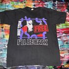 Vintage 90s Free Mike Tyson I'll Be Back Bootleg Rap Tee Shirt  Mens Size Large