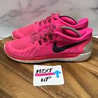 Nike Womens Free 5.0 Pink Lightweight Cushioned Athletic Running Shoes Size 7.5