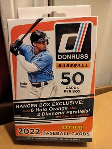 2022 Panini Donruss Baseball Hanger Box 50 Cards