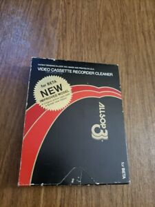 Allsop 3 For Beta Video Cassette Recorder Cleaner Boxed Model 66000 Tube Empty