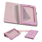 New ListingNEW CASE COVER+SCREEN PROTECTOR STAND FLIP PU LEATHER PINK GOOGLE ASUS NEXUS 7