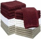 Washcloth Towel Set 100% Cotton Luxury Super Soft Wash Cloths for Face & Body