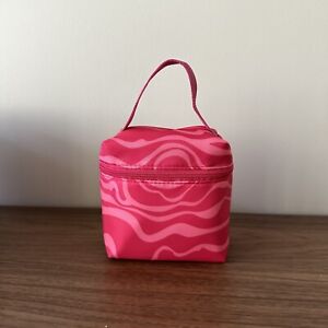 Benefit Hot Pink Mini Travel Makeup Bag Zebra Stripe