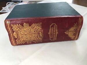 Mrs.Beeton’s Book of Household Management New Edition-1886 Preface-Ads-Recipes