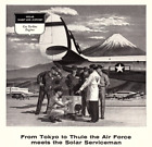 1956 Solar Aircraft Field Servicemen Mars Jupiter Gas Turbine Engines Print Ad
