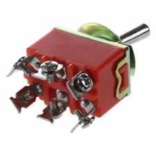 AC 250V 15A Latching 3 Way On-Off-On Single Pole Double Throw Toggle Switch