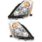 Headlight Assembly Set For 2003 2004 2005 Nissan 350Z Left and Right With Bulb