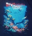 Vintage Human-i-tees Diver Down Diversity Colorful World t shirt 3XL fish scuba