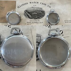 illinois pocket watch Case Grade 405 12s Size Elgin 315