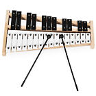 Topbuy 27-Note Foldable Glockenspiel Xylophone Instrument W/ 2 Rubber Mallets