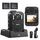 BOBLOV B4K2 128GB 4K HD GPS Body Camera with Audio 2*3000mAh Night Vision Camera