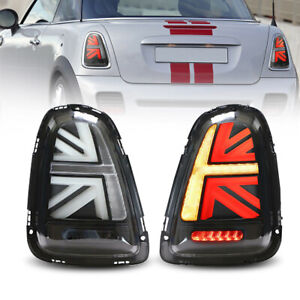 Pair Smoke LED Tail Lights Rear Assembly For 07-13 BMW Mini Cooper R55/56/57 (For: More than one vehicle)