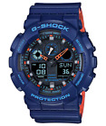 Casio G-SHOCK Analog-Digital GA-100 SERIES Blue Resin Watch GA100L-2A