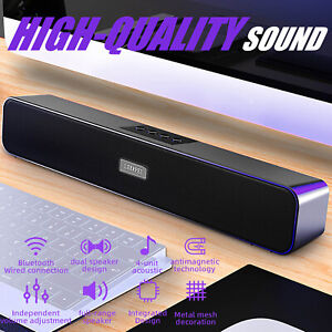 Bluetooth Speaker System Wireless Soundbar Stereo Home Theater TF/FM Radio/AUX