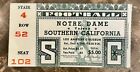 1947 Football University of Notre Dame Fighting Irish vs USC Trojans Ticket