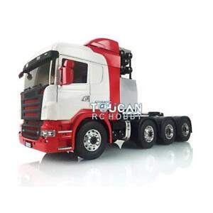 LESU 1/14 RC Tractor Truck Metal 8x8 Chassis Model Paint TOUCANRC Cab for TAMIYA